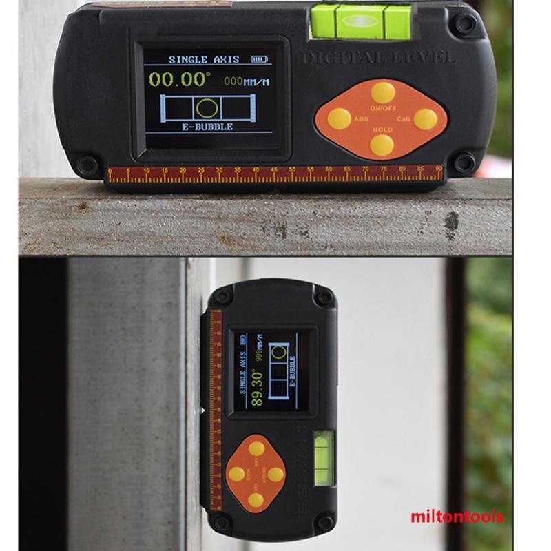 Dual Axis- Digital Protractor Level Inclinometer Measuring Angle Ruler