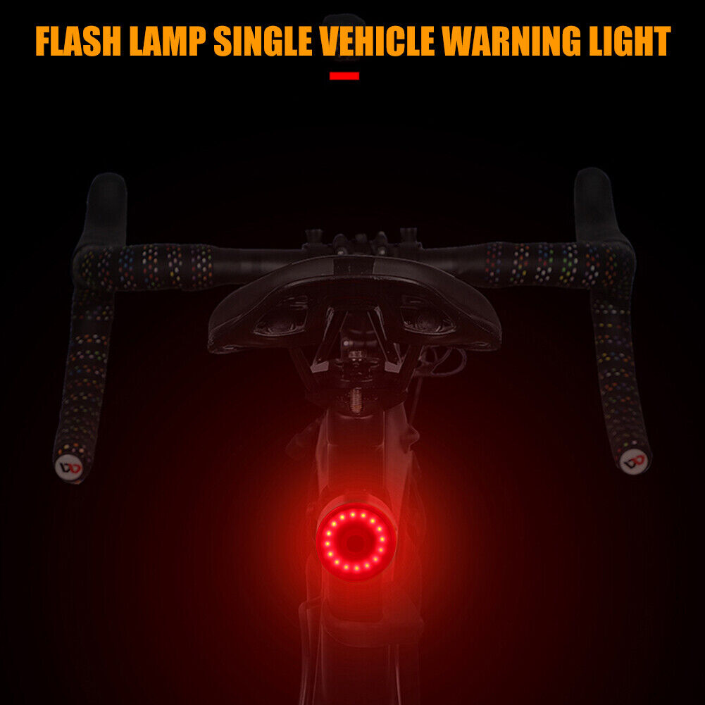 Bicycle LED Tail Rear Light IPX5 MTB Road Bike Helmet Outdoor Backpack Lamp