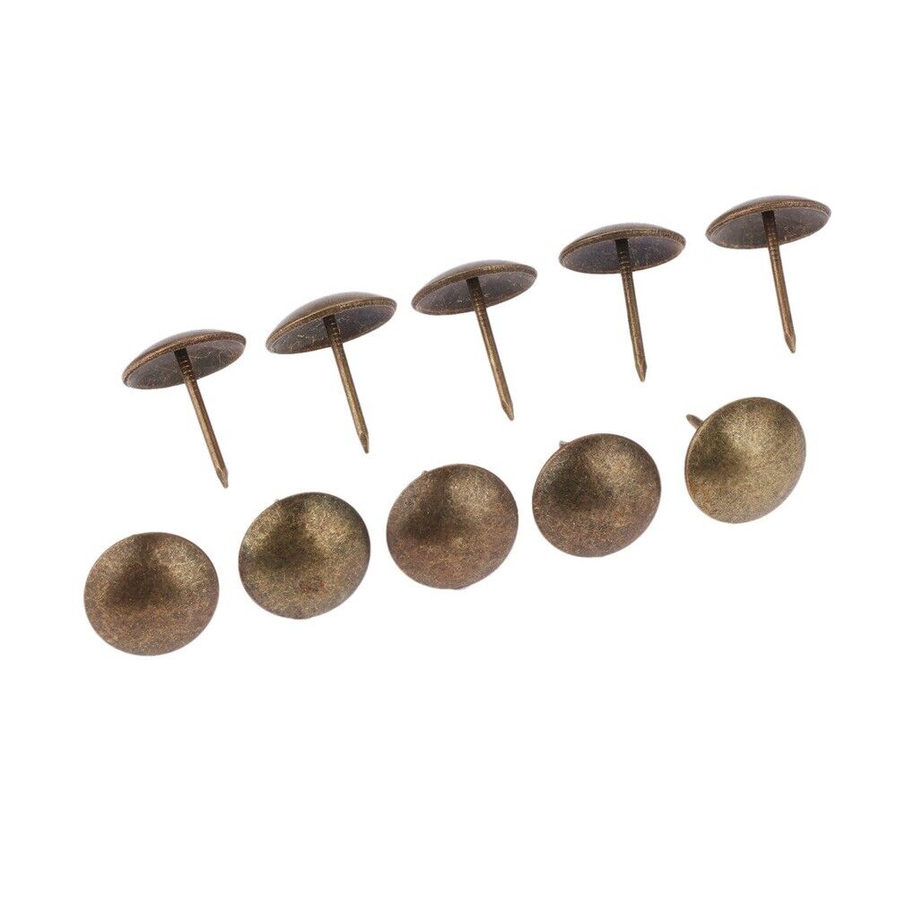 10pcs Furniture Decorative Nails Sofa Jewelry Box Upholstery Tacks Studs Pins