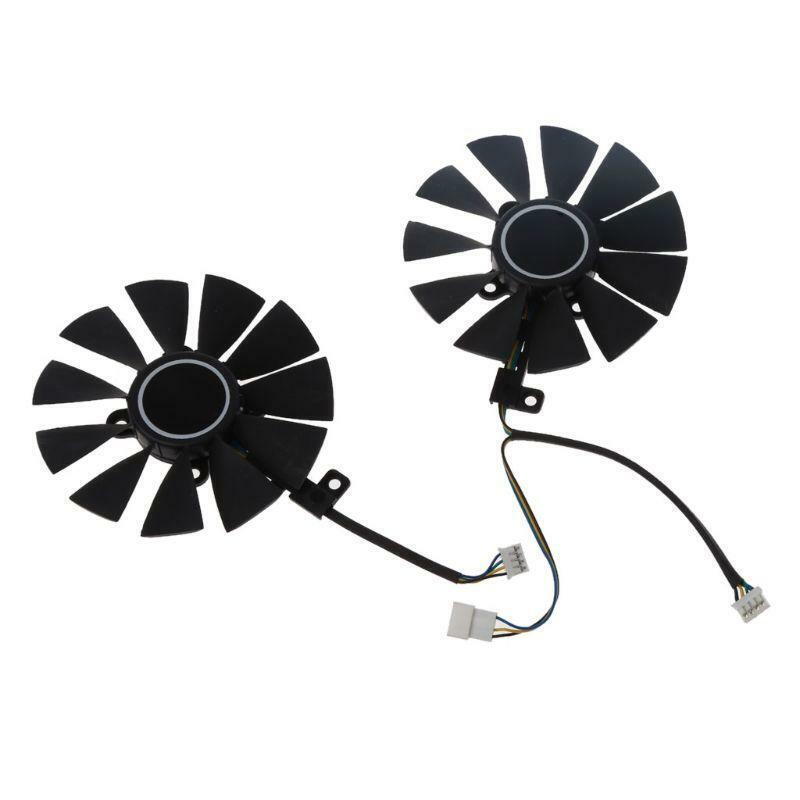 2Pcs 88MM T129215SU 0.50A Graphics Video Card Cooling Fans for GTX1060 1070 Ti