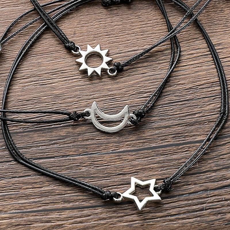 3 Pcs Friendship Card Bracelets Relationship Promise Bracelet for Best Friends