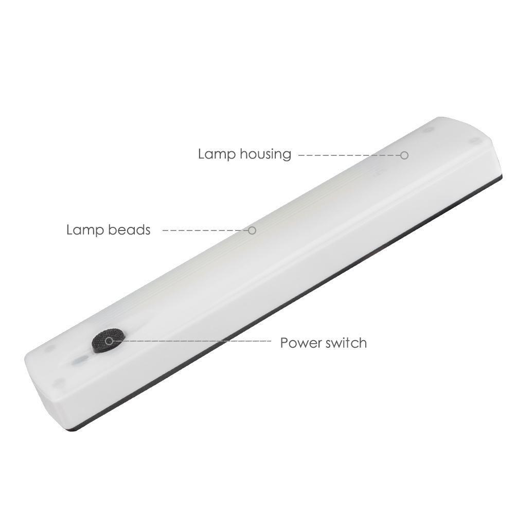 COB LED Indoor Cabinet Closet Night Light Wardrobe Step Bar Lamp Lighting