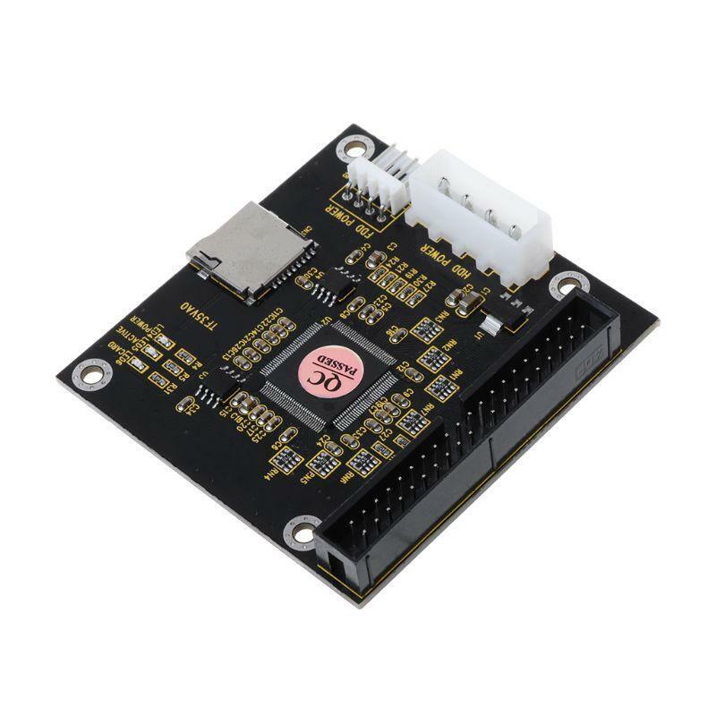 SD SDHC Memory Card TF IDE 3.5 40 Pin Male IDE Hard Disk Drive Adapter Converter