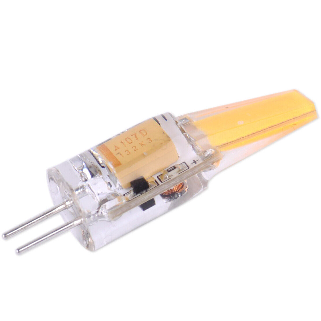 10x G4 3W COB Bulb LED Light AC DC 12V Dimmable LED Lamp Silicone Warm White Li