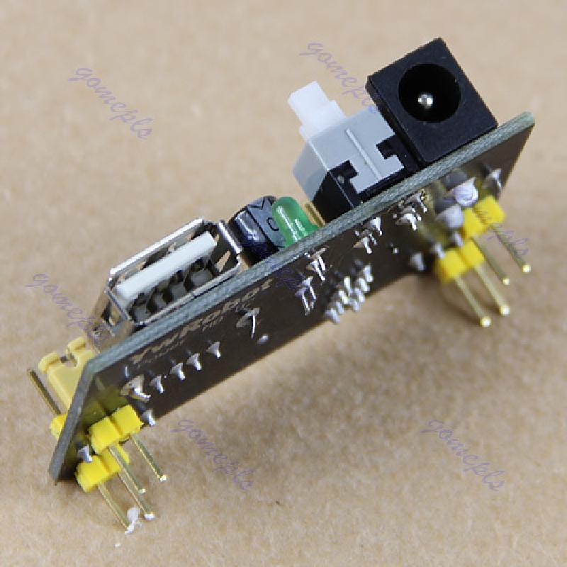 1pcs Breadboard Power Supply Module Shield 3.3V 5V MB102 Solderless Bread Board