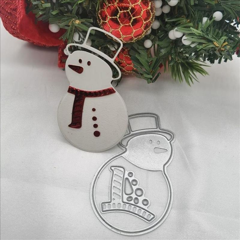 Cute Snowman Metal Cutting Die for DIY Paper Crafts Scrapbooking Album Decor