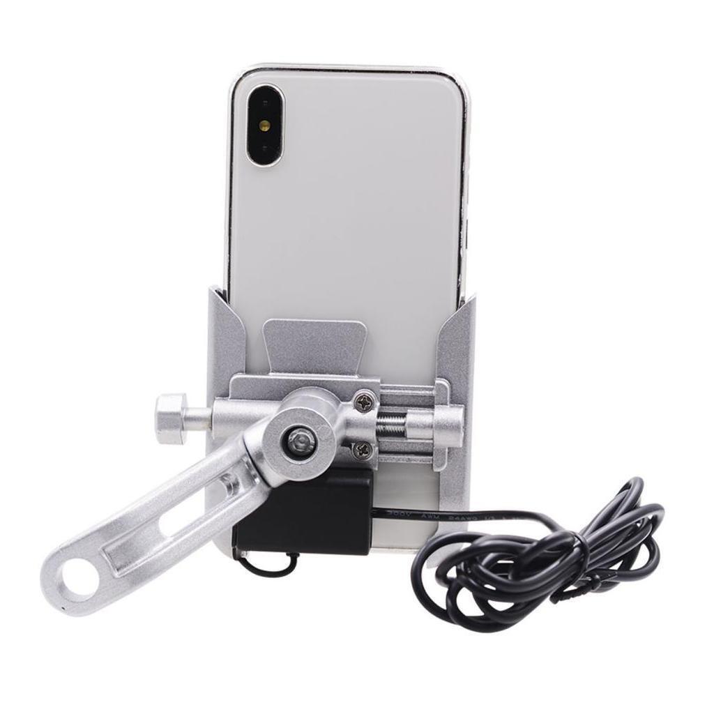 Motorcycle Holder for 4 "-6.5" Smartphones Cast Aluminum Alloy Motorcycle