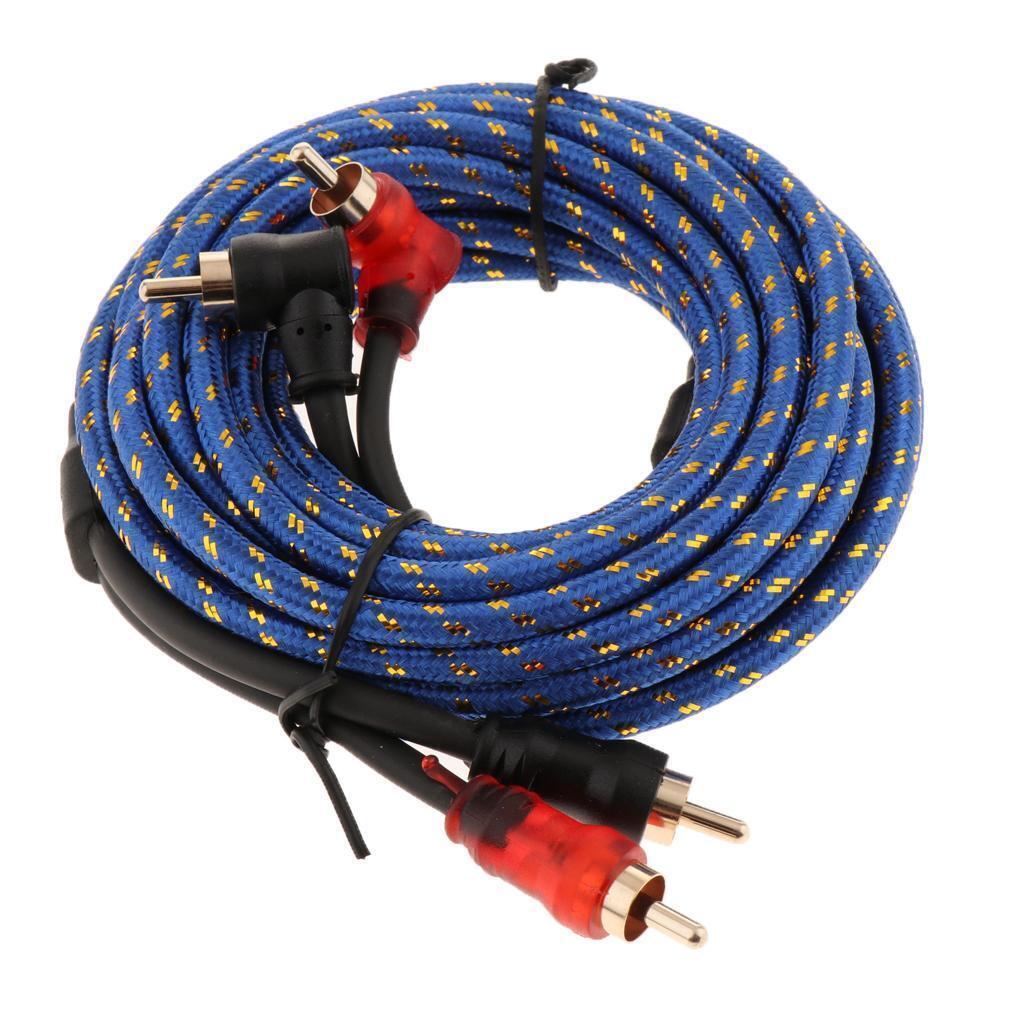 4 Gauge Amplifier Installation Wire Amp DIY Cable for Car Truck Audio, Blue