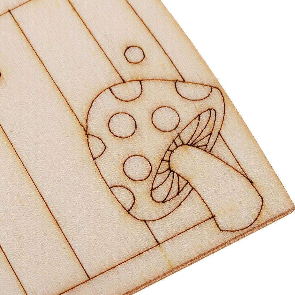 20Pieces Fairy Gardens Mini Wooden Fairy  Supplies Accessories