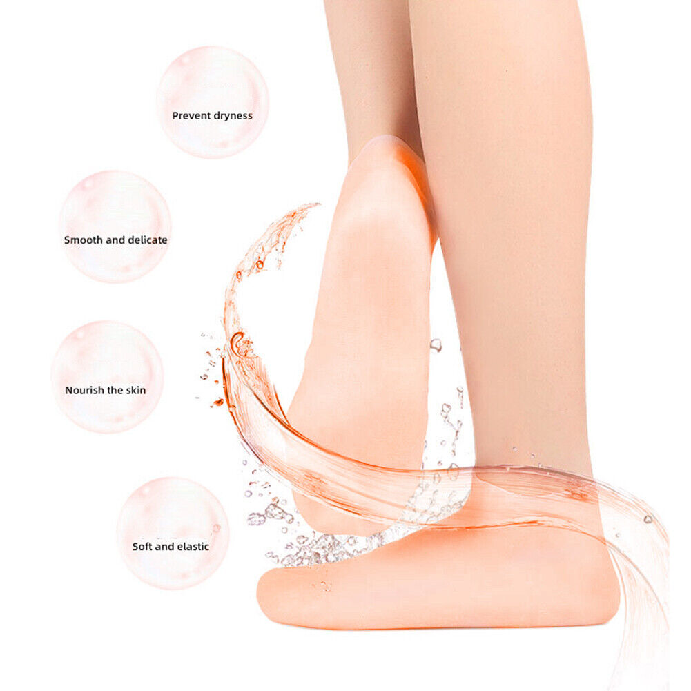 1 Pair Foot Care Socks Moisturizing Gel Cracked Skin Protectors Socks (L)