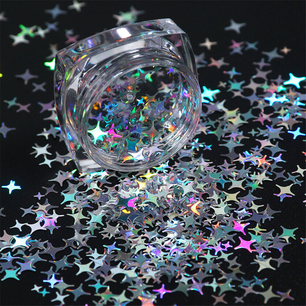 Supplies Manicure Tips Flakes Sparkle Nail Art Sequins Holographic DIY Glitters