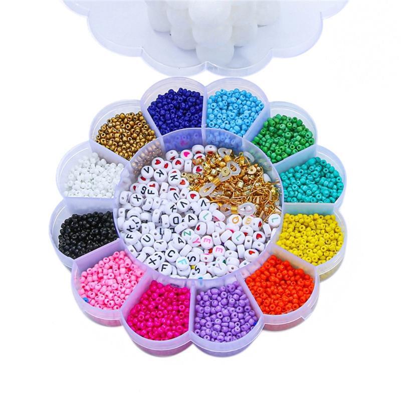 Crafts Elastic String Cord Bead Craft Kit Set Bracelet Beads for Jewelry Making