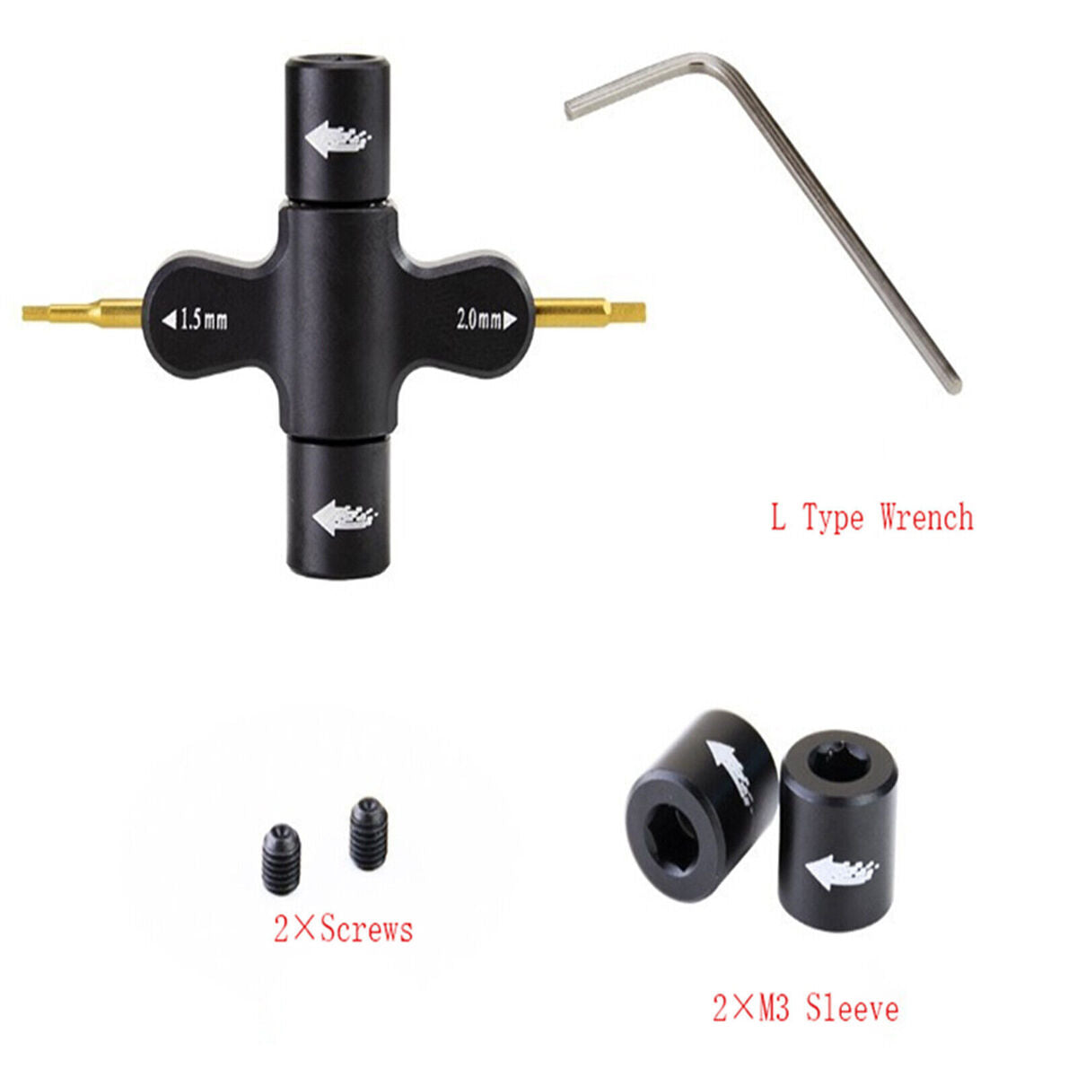 M3/M5 Bearing Quick Release Screws Wrench Repair Tools For RC FPV Racing Drone #