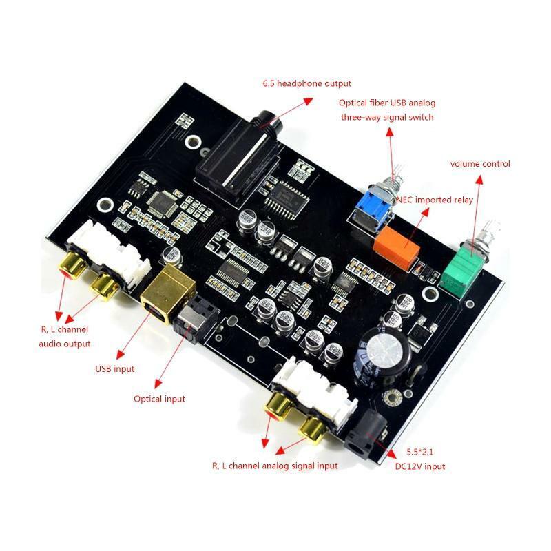 Audio Decoding Board with 2200UF/25V Capacity Filter Electrolytic Capacitor