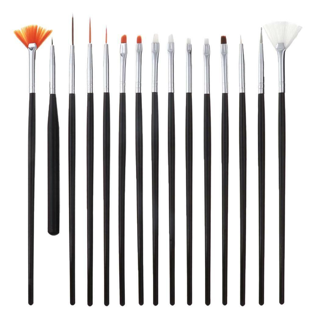 15pcs DIY  Brushes Professional Design Painting Polish Manicure Set
