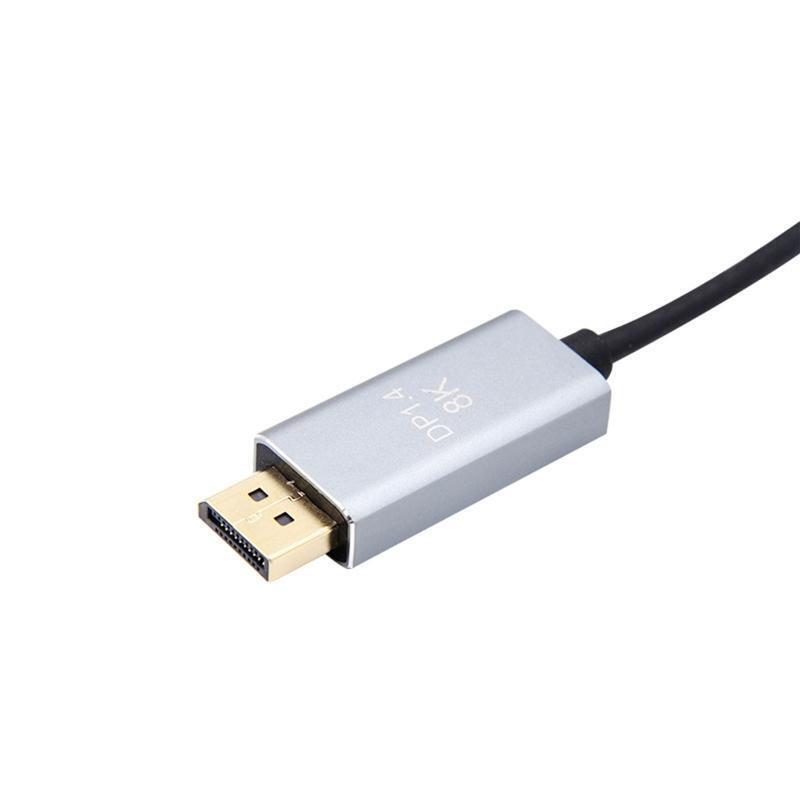 USB C to DP1.4 PD Charging Cable Expand Monitor 8K @ 120Hz for Display Port  1.4