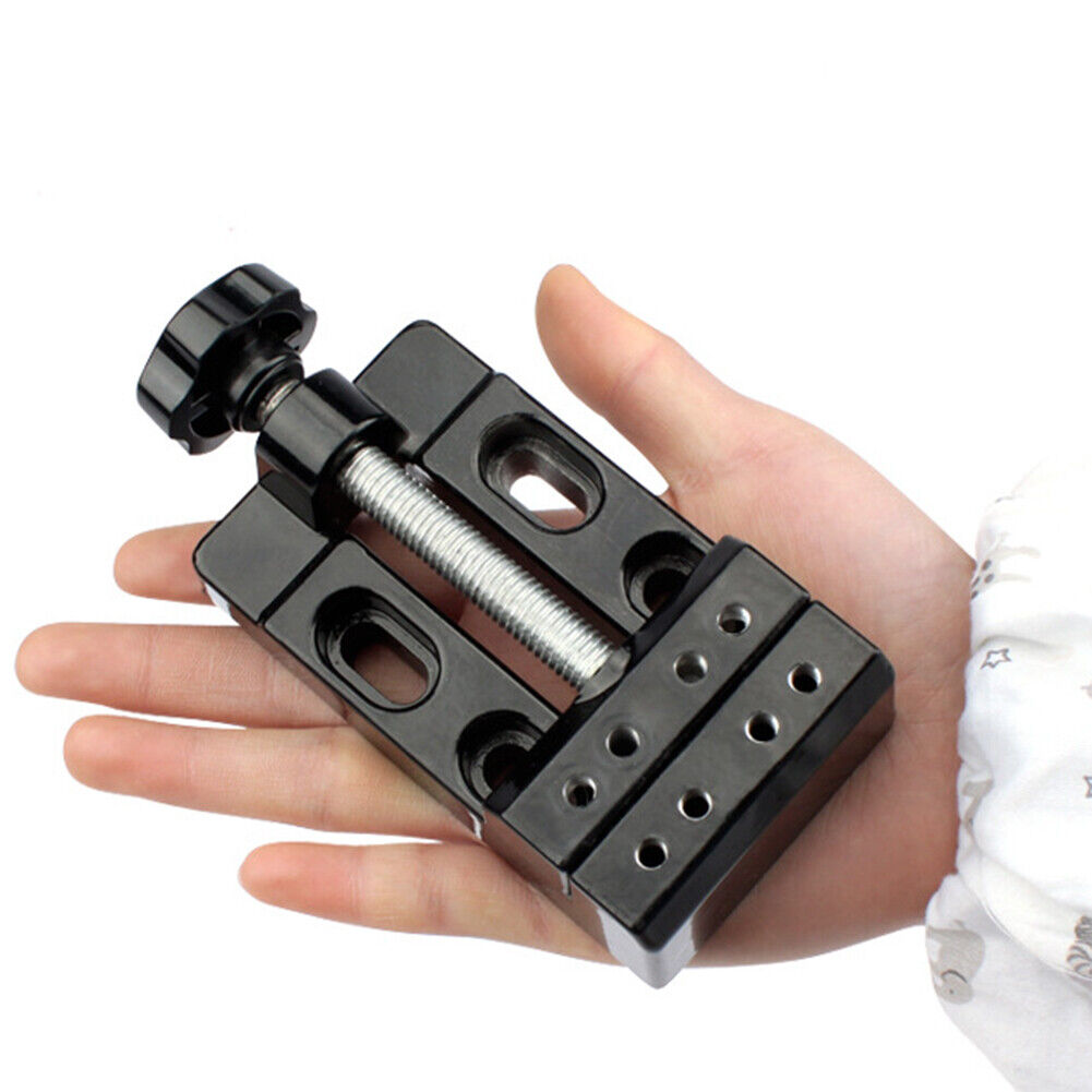 Universal 57mm Adjustable Mini Jaw Bench Clamp Drill Press Fixed Table Vise