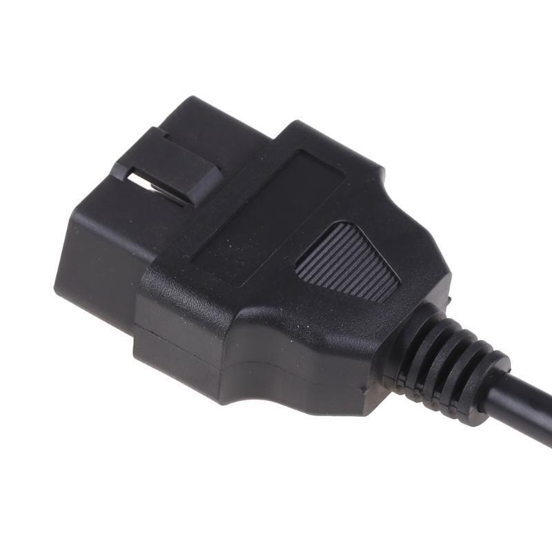 16pin OBD2 Male Connector to Opening OBD Cable OBDII ODB2 16 Pin OBD 2 Adaptor