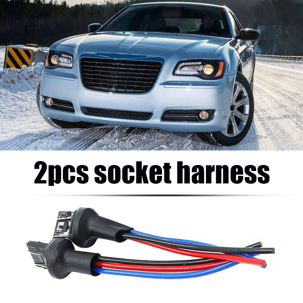 2pcs 7443 T20 Bulb Connector Male Adapter for Car Turn Signal Bulb Socket