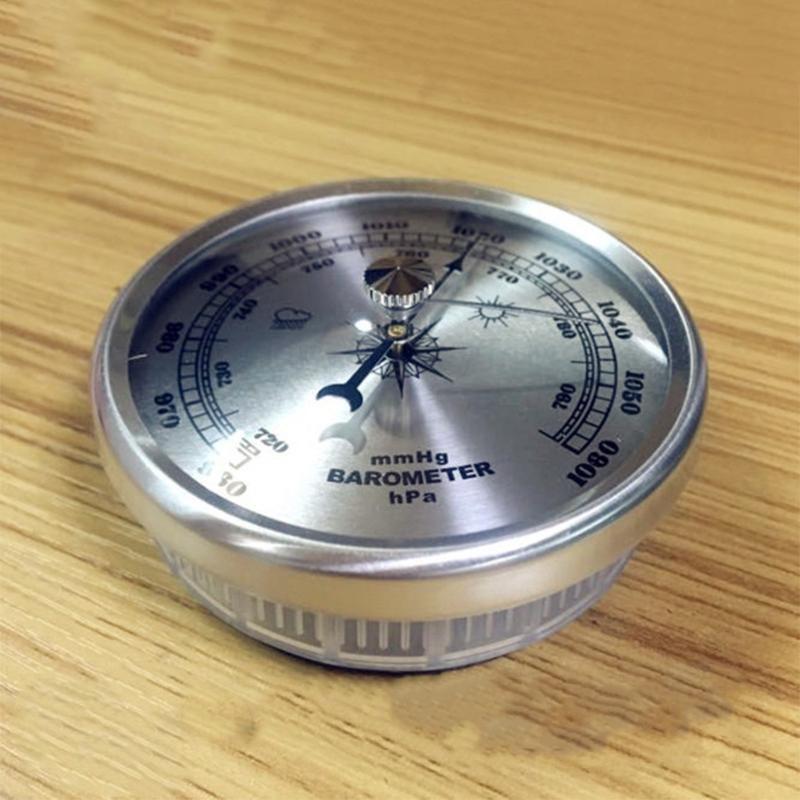 Type Barometer with Thermometer Weather Station Barometric Pressure Measure Tool