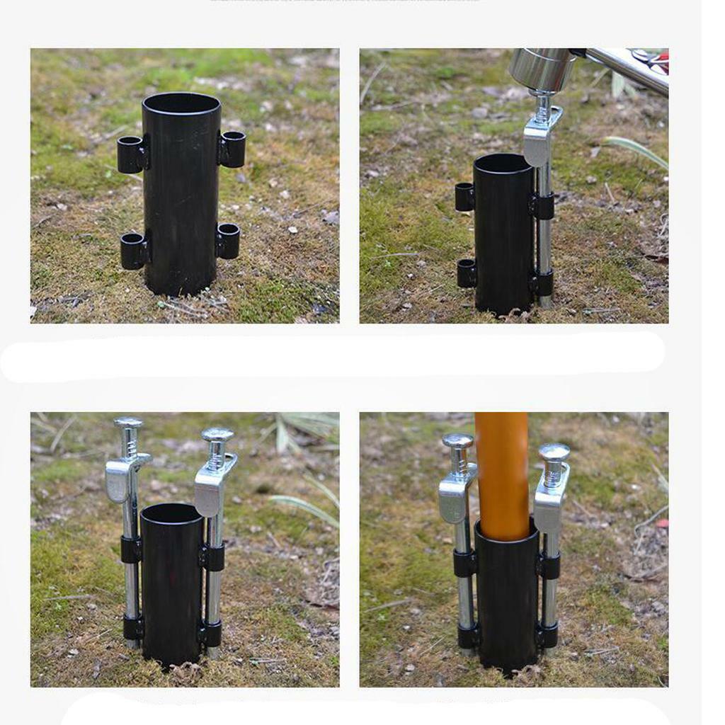Canopy  Holder Awning Sunshade Rod Support Stand Camping Lock  Stand