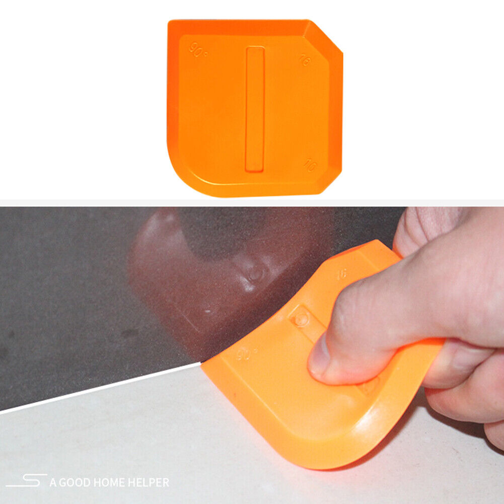 4pcs Smoothing Spatula Sealant Remover Caulking Scraper Grout Kit (Orange)
