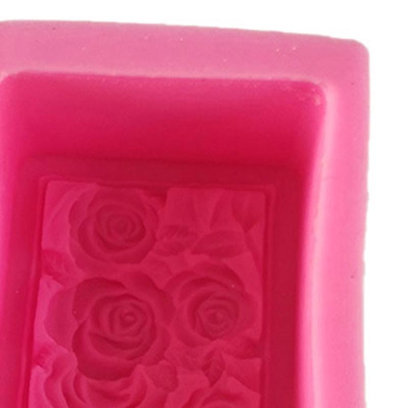 Rose Flower Shaped Silicone Molds Wedding Birthday Party Soap Aroma Craft Moulds