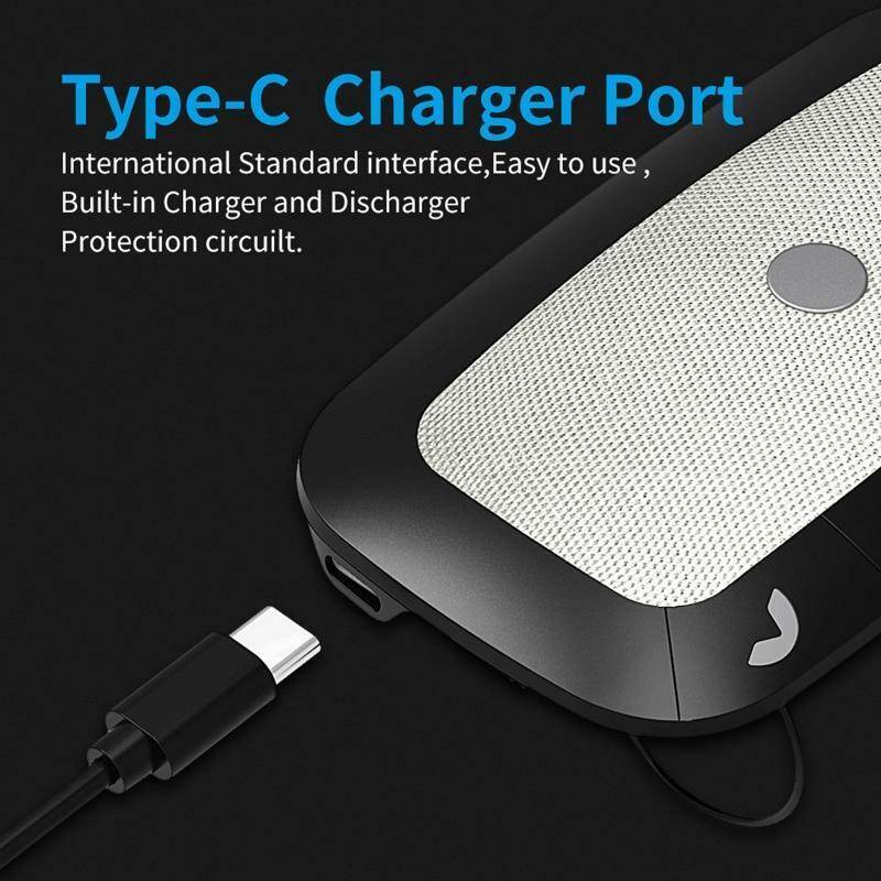Car Bluetooth-compatible Speaker Sound Bar 800mAh Battery Decoding Tone Quality
