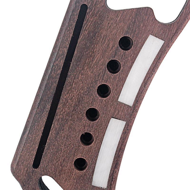 Professional Guitar Parts Natural Rosewood Bridge for Acoustic Classical Guitar