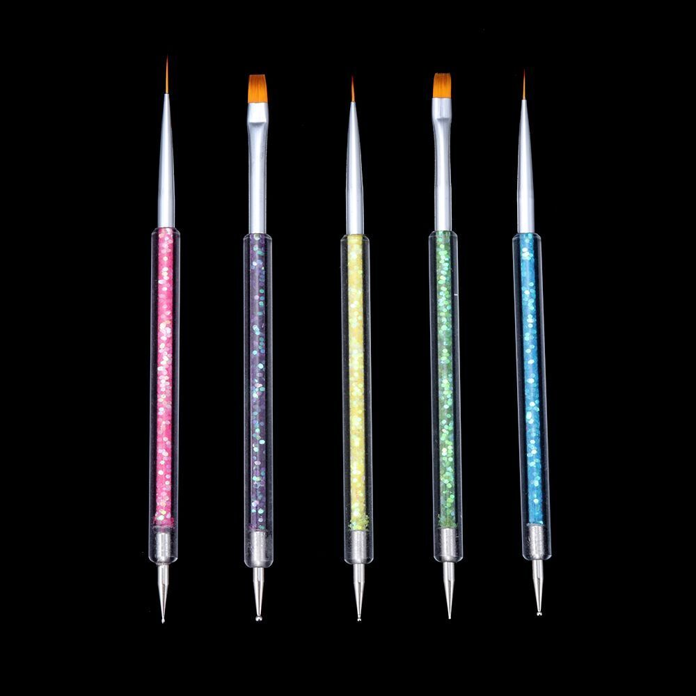 Nail Liner Pen Nail Dotting Pen Multifunctional Nail Brush Nail Art Brushes