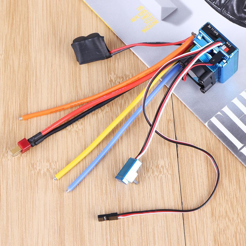 Brushless 120A Sensor Large Current Speed Controller for 1:8 1:10 RC Car