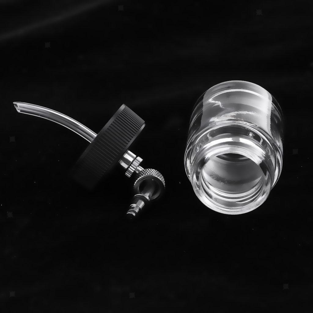 2x Airbrush Empty 22cc  Jar Bottles   Siphon Feed Airbrushes