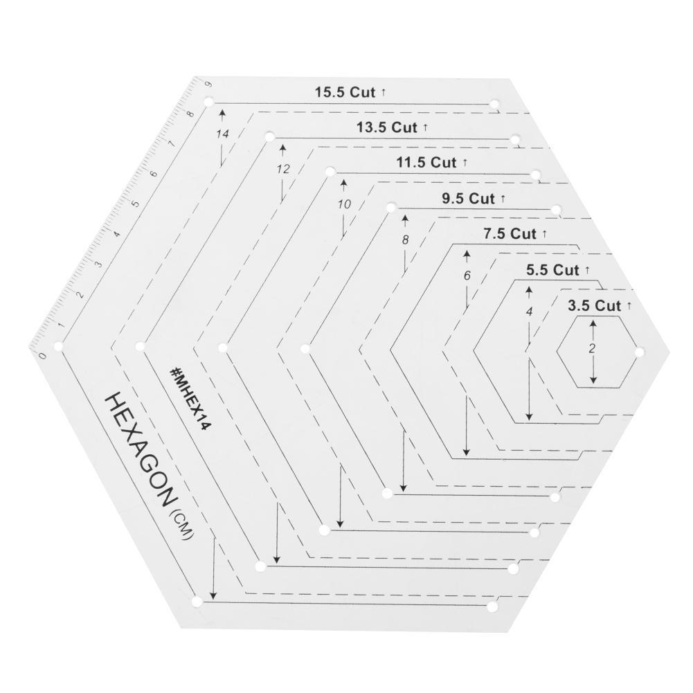 Acrylic Patchwork Craft Quilting Ruler Cutting Rulers DIY Sewing Tool (4pcs