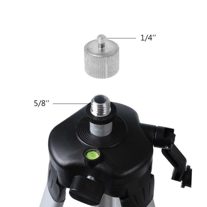 Compact Screw Adapter 5/8'' to 1/4" Threaded Screw Adapter Metal Alloy for Level