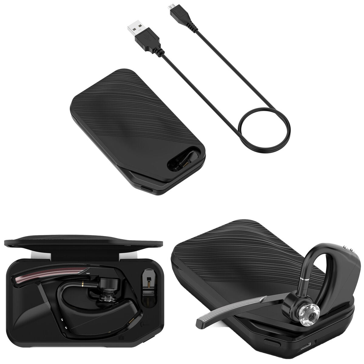 For Plantronics Voyager 5200/5210 Earphones Charger Charging Box Case USB Cable