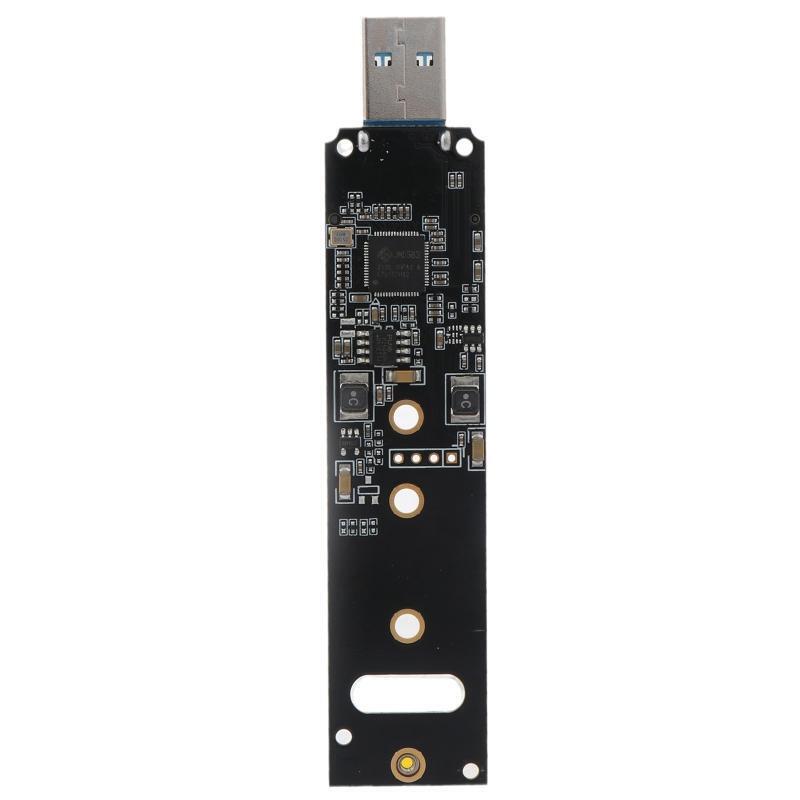 2 in 1 High Speed USB Adapter to M.2 NVME SSD Converter Card 10Gbps USB3.1