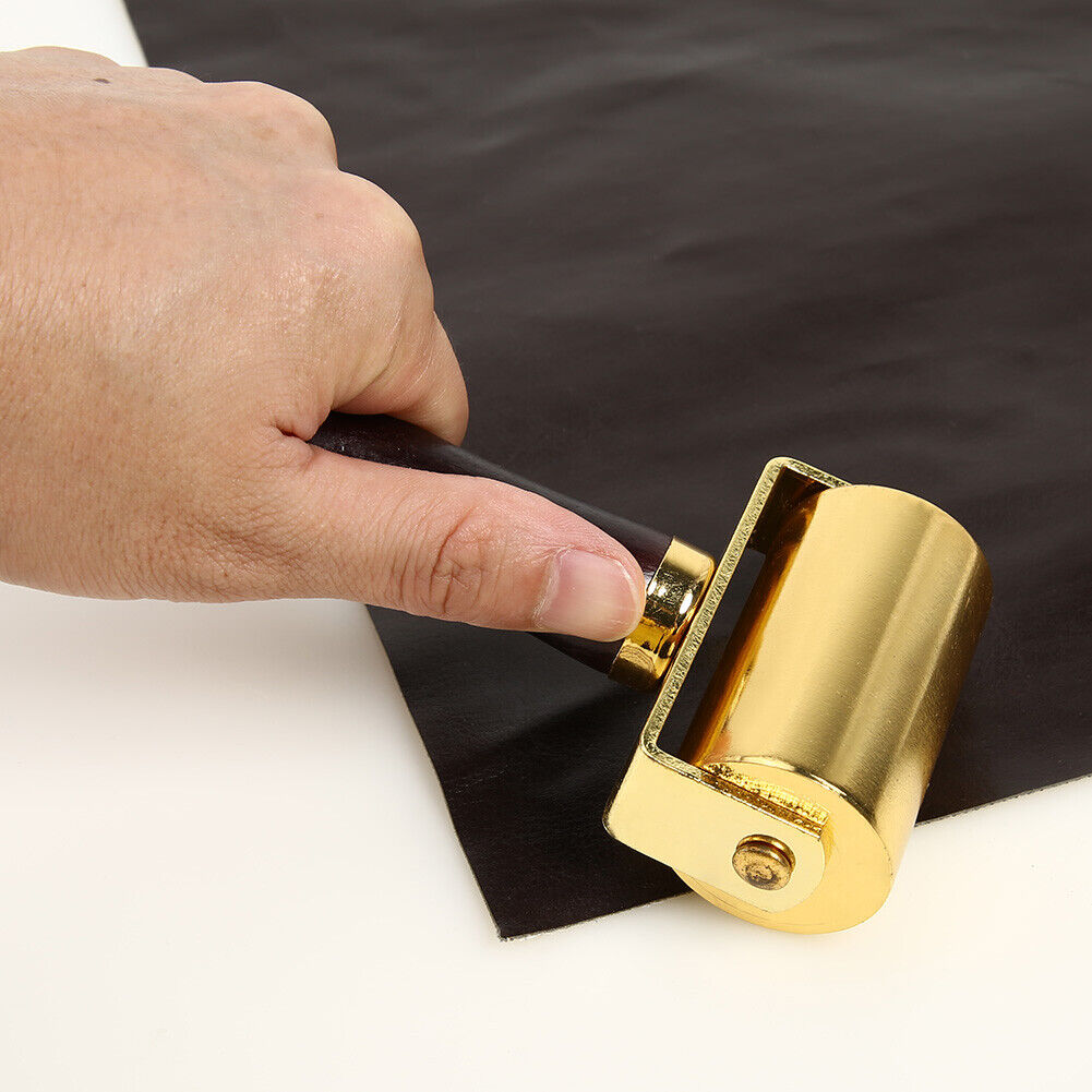 DIY Leather Edge Laminating Roller Craft Creaser Handwork Smoother (60mm)