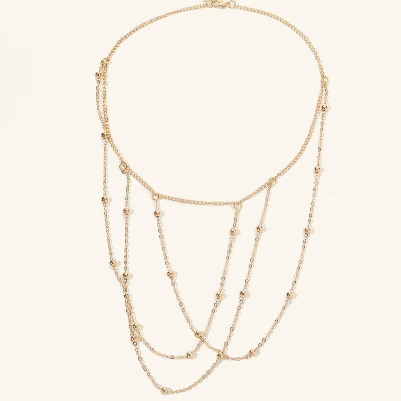 Boho Style Beaded Pendant Thigh Chain Anti-slip Beach Bikini Nightclub Leg Decor