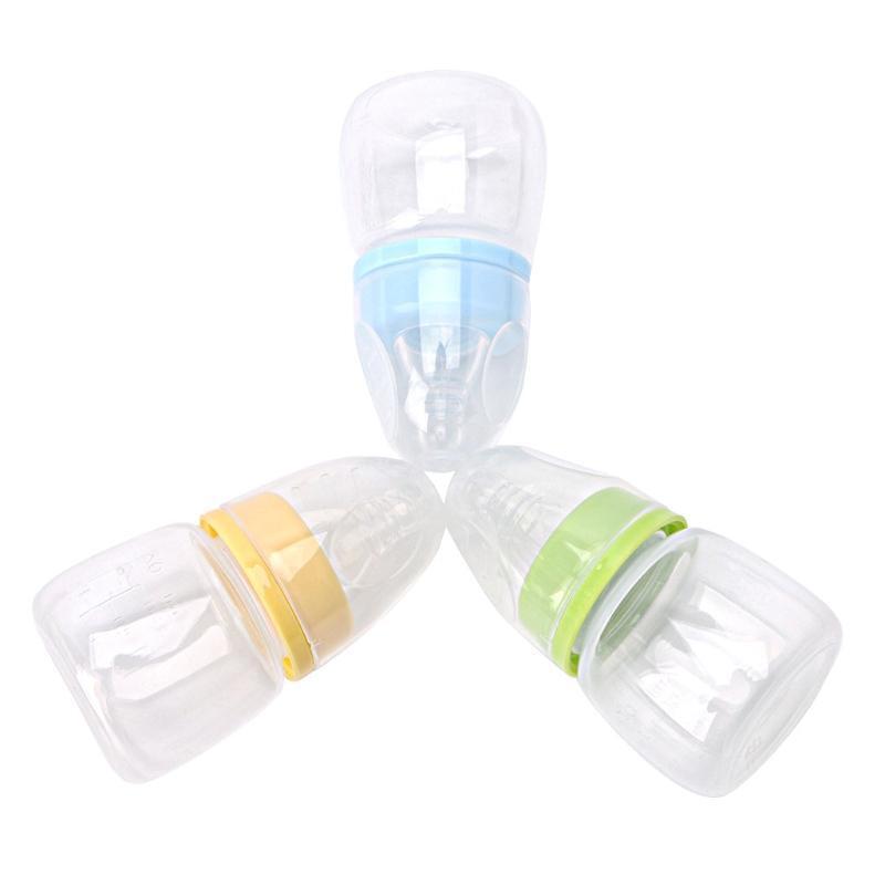 1pc 60ml 2OZ Silicone Standard Neck Baby Infant Feeding Nursing Nipple Bottle