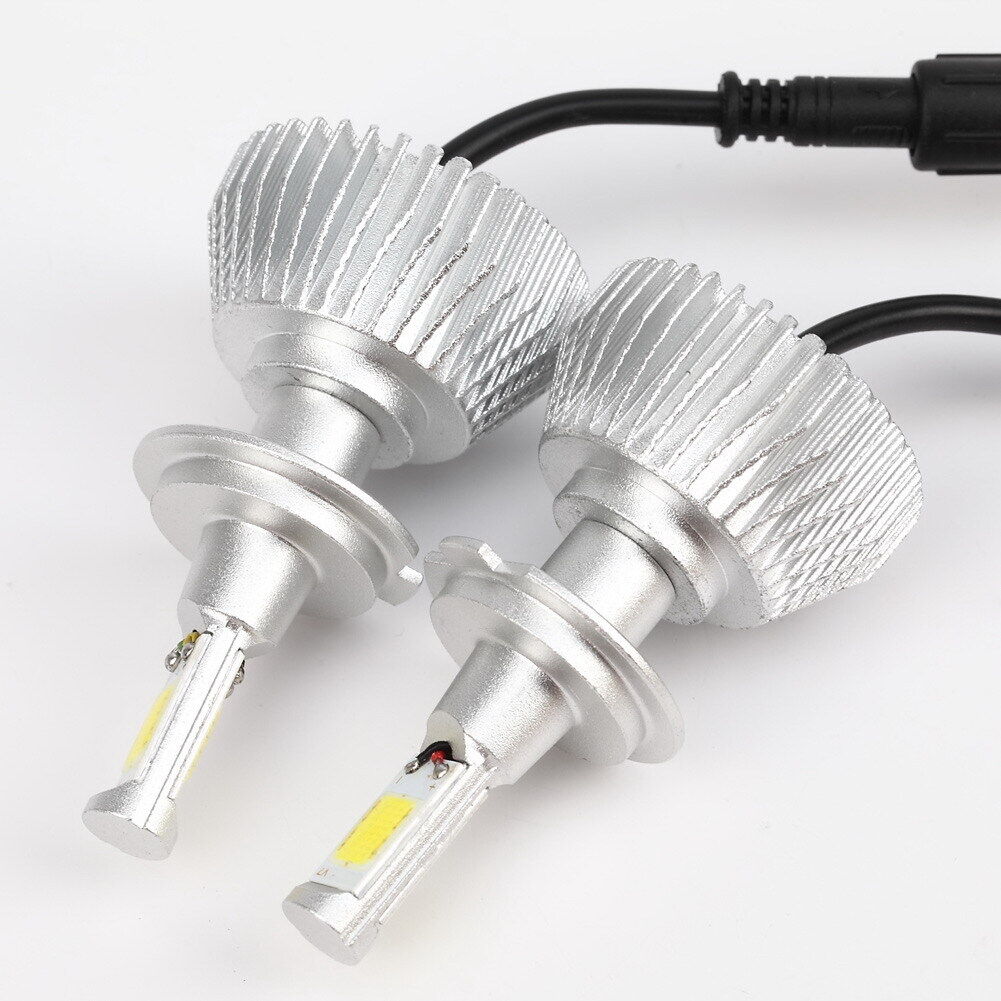 H7 LED Headlight Kit Vehicle Car HeadLamps Beam Bulb 60W 6000LM 6000k White
