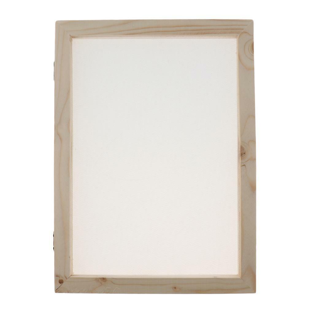Wooden Paper Making Mould  Screen Tool for Handcraft 18x12.5cm