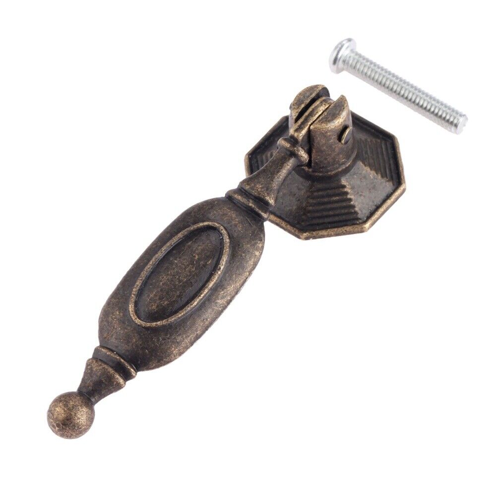 Jewelry Box Furniture Hardware Pull Drop Handle Cabinet Drawer Cupboard Knob 1X