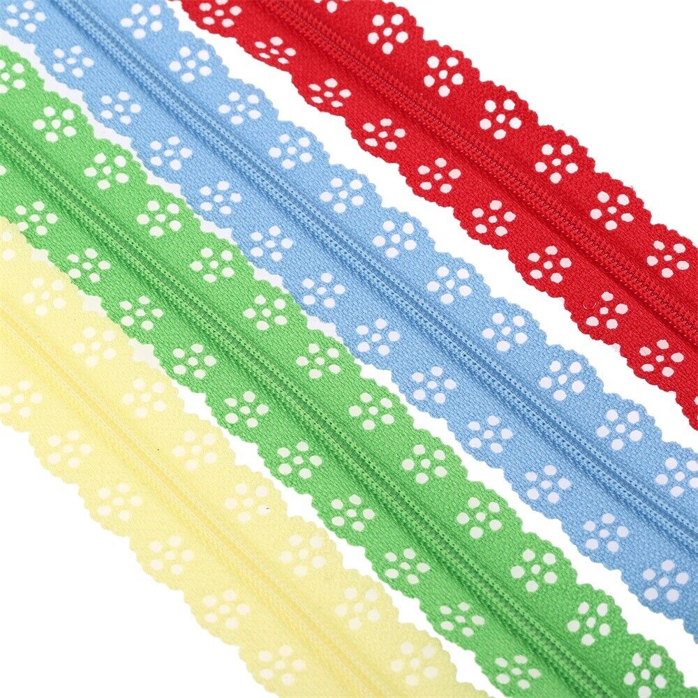 DIY Sewing Crafts Projects Closed End Lace Zipper Nylon 20cm 10pcs Sewing Tool