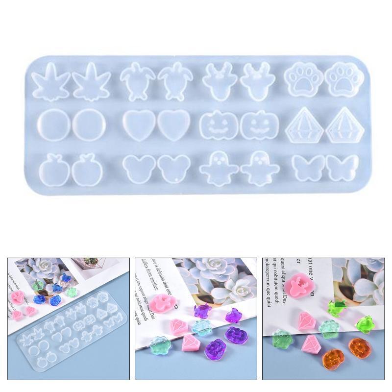 DIY Art Crafts Ear Studs Decorations Casting Mold Handmade Hanging Pendant Mold