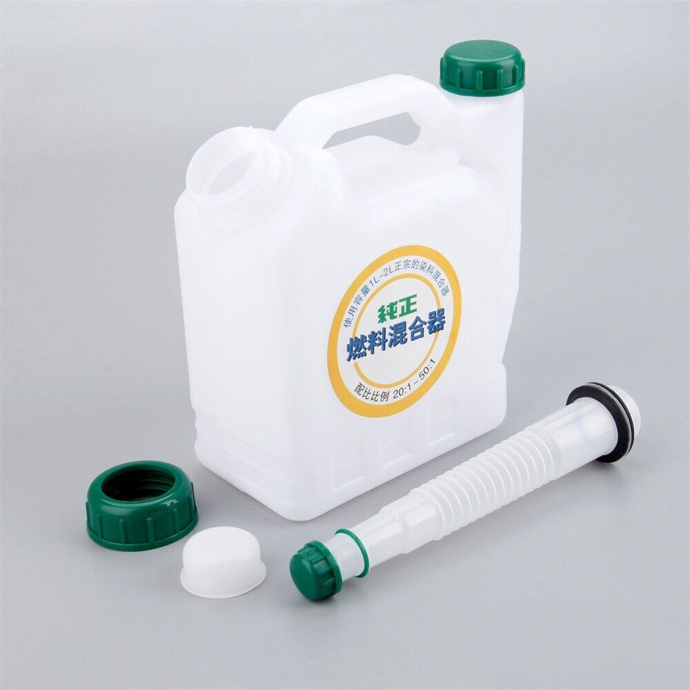 Chainsaw Fuel Mixing Bottle 1L 50:1/40:1/25:1/20:1 Gasoline Replacement Parts 1X