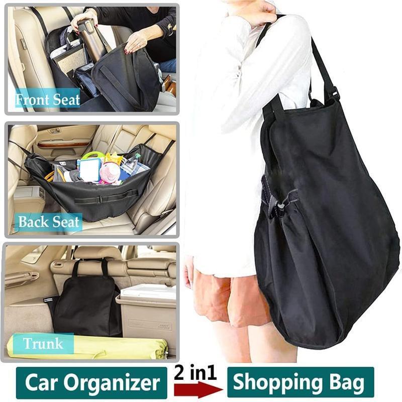Foldable Organizer Pouch for Car Trunk Durable Wear Resist Outdoor Storage Bag
