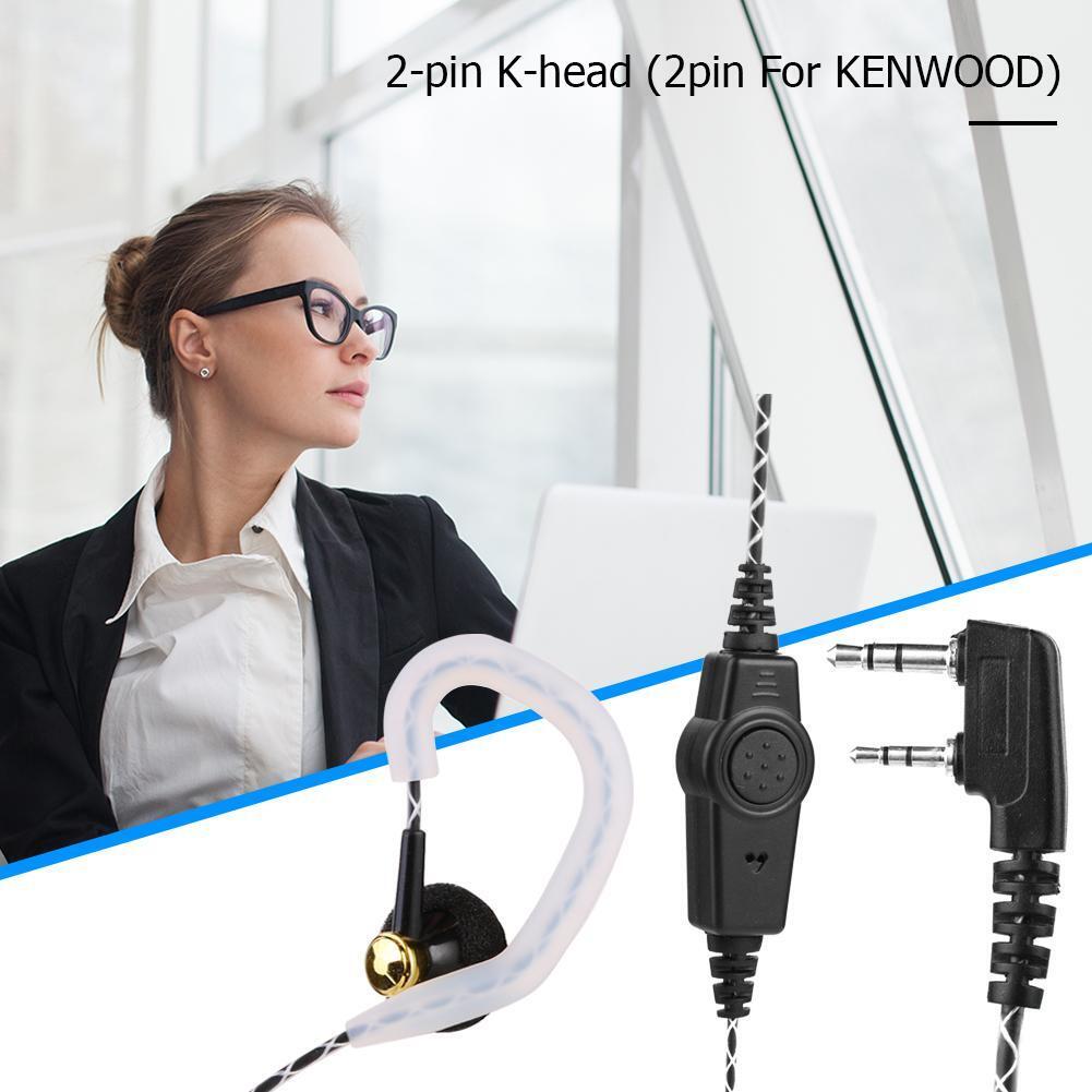 Earphone Earpiece K-type 2Pin for Kenwood KPG Baofeng UV 5R Walkie-talkie