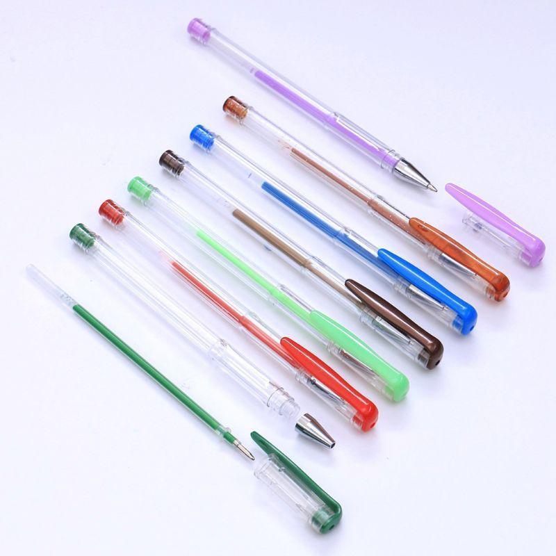 100 Color Marker Gel Pen Glitter Metallic Pastel Color No Duplicates Drawing Pen