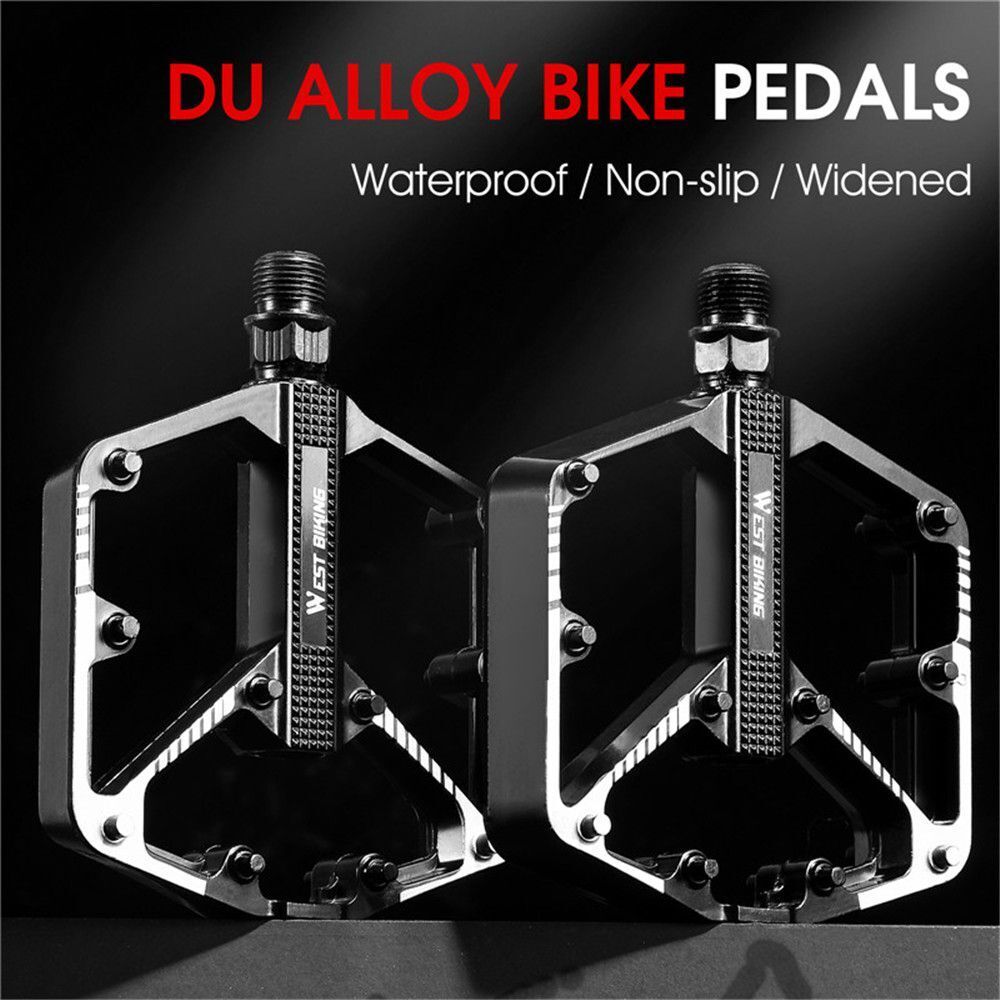 Ball Bearing Bicycle Pedals MTB Pedal Flat Platform Pedaling Road Bike Parts