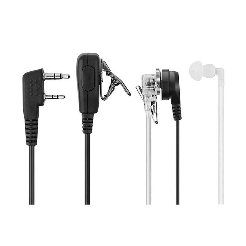2-Pin Covert Acoustic Tube Headset for Kenwood TYT UV-5R BF-888S CB Radio